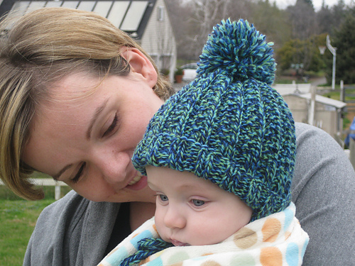 Two rounds baby hat photo 4