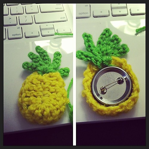 Pineapple Fridge Magnet photo 2