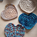 Posavasos corazón pattern