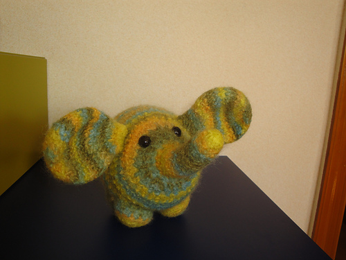 Lieli the little felted elephant photo 1