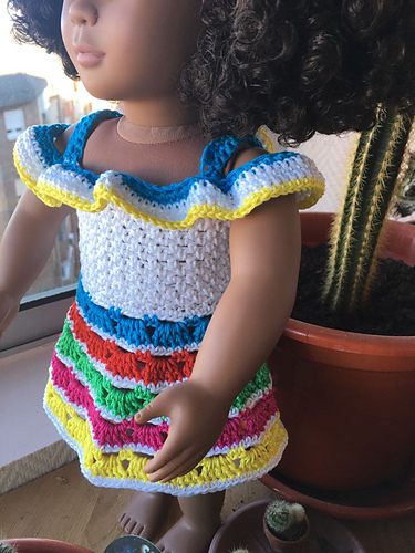 Mandala dress 18" photo 7