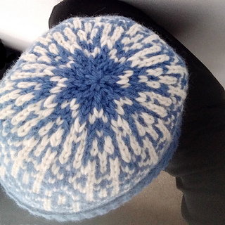 Top view with no pompom