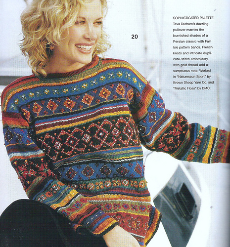 トップス rlipto Heart Fair Isle Knit Pullover Her lip to（ハーリップトゥー）の「Heart Fair Isle Knit