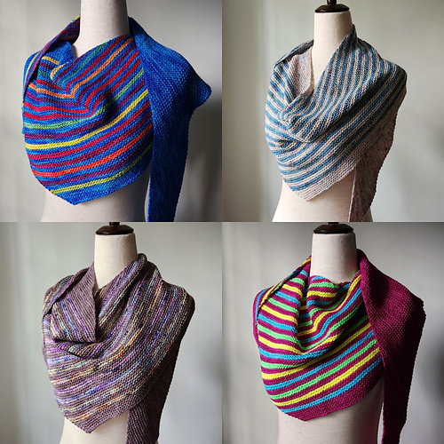 Satisfying Stripes Shawl