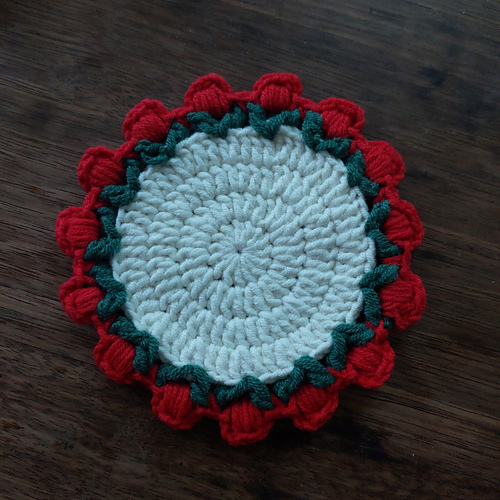 Pressed Tulip Flower Coaster photo 4
