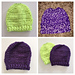 Simple Stripes Bun Beanie pattern 