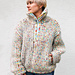 Size M, fruity-pebbles colorway. Half-zip collar, oversized fit.