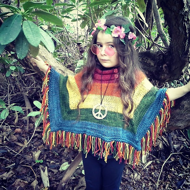 Bunny Poncho pattern by the barbarian horde