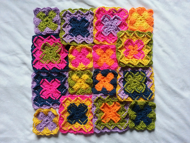 Ravelry: Bavarian Crochet Squares pattern by The Creative Hook