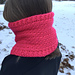 Fleece Lined Winter Cowl pattern 