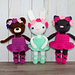 Mini Ballerina Animals pattern 