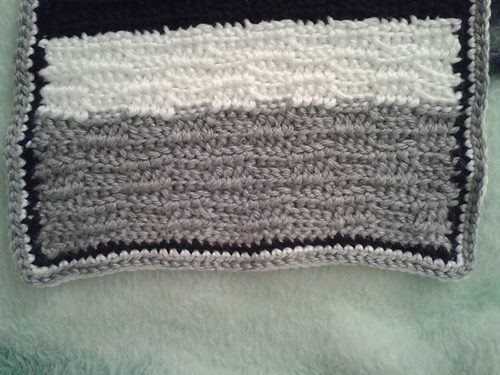 Slip Stitch Basket Weave Scarf photo 3