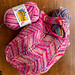 Sock Yarn Chevron Market Bag pattern 