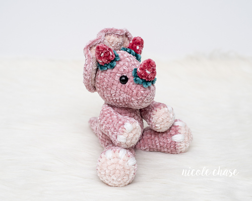 Strawberry Tanner the Triceratops photo 5