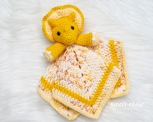 Hug Me Triceratops Lovey photo 4