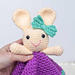 Hug Me Bunny Lovey photo 4