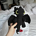 Black dragon pattern 