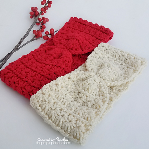 Ravelry: Winter Star Ear Warmer pattern by Carolyn Calderon