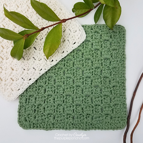 C2C HDC Stitch Wash Cloth