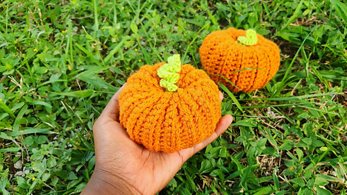 Fall Pumpkin Crochet Pattern for Beginners with Video Tutorial - The Stitch Queen Crochet
