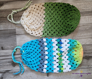 Crochet Pattern - Plastic Grocery Bag Holder Organizer by The Stitch Queen Crochet