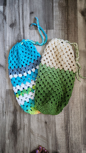 Crochet Pattern - Plastic Grocery Bag Holder Organizer by The Stitch Queen Crochet