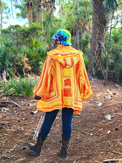 David's Alpine Hexagon Cardigan Pattern by The Stitch Queen Crochet