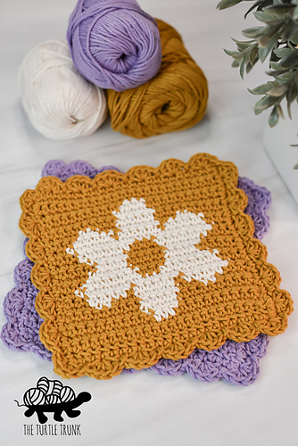 Flower Dishcloth