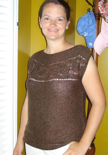 Ravelry: Pull Sans Manches #431-T4-575 pattern by Phildar Design Team