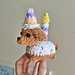 Birthday Pupcake Plush pattern 