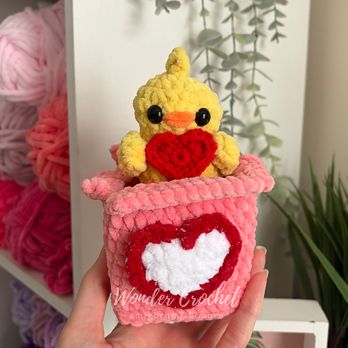 Valentine's Chick Sweetheart Surprise Plush