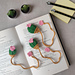 Blooming Cactus Bookmark pattern 