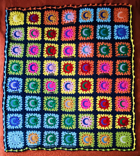 Sun & Moon Temperature Blanket