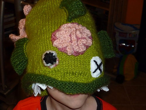 Zombie Piranha Fish Hat and Cowl photo 2
