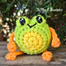 Round Fidget Frog pattern 