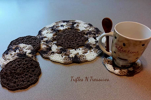 Cotton Placemat & Coasters Set photo 2