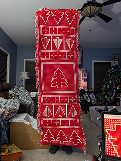 Mosaic Yuletide Trees  