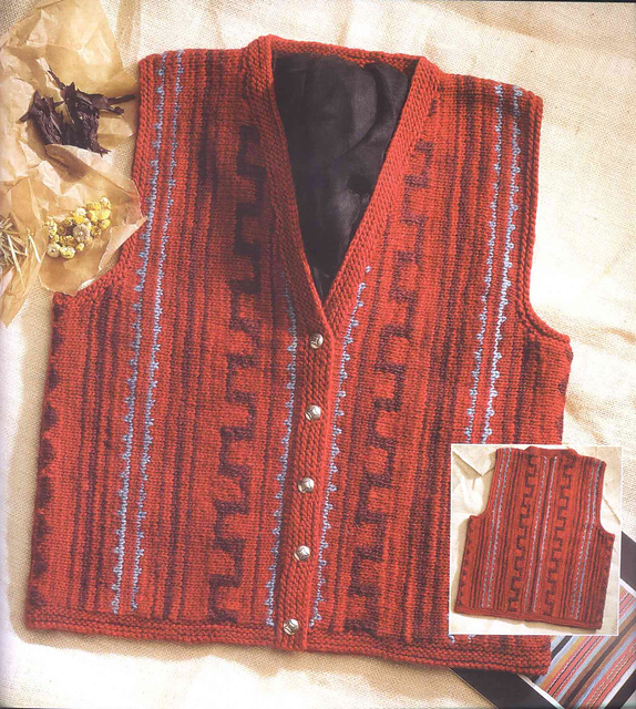 Ravelry Dineh Blanket Vest pattern by Cheryl Oberle