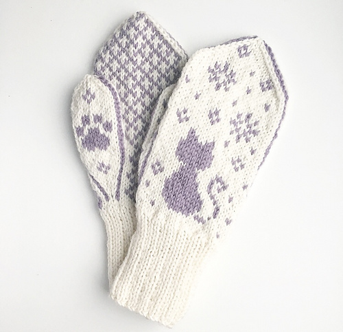 Katt i snøen / Snowy Cat - Tonje Haugli