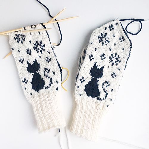 Katt i snøen / Snowy Cat - Tonje Haugli