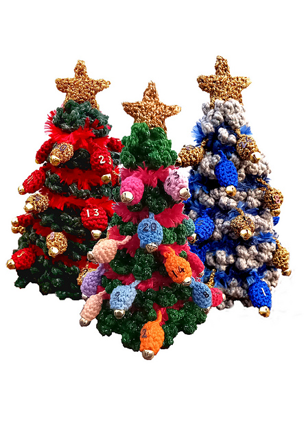 Ravelry: Christmas Tree Advent Calendar pattern by Jan McKinnon