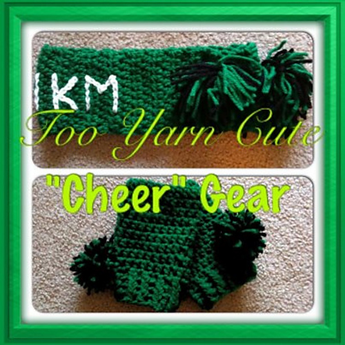 Ravelry Cheer Gear Set pattern by Too Yarn Cute