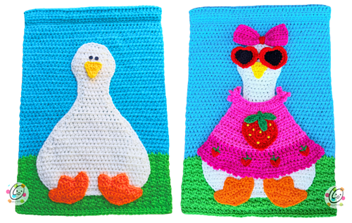 Porch Goose Berry Flag
