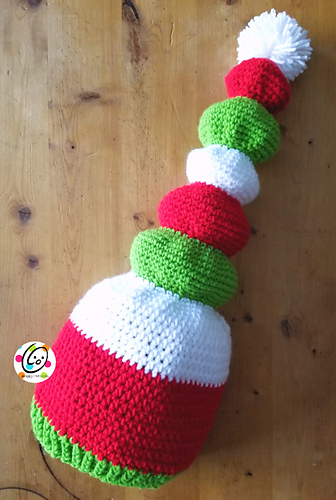Bobble Tail Santa Hat photo 2