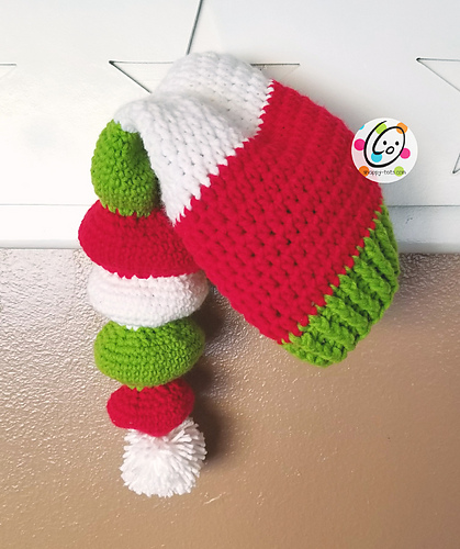 Bobble Tail Santa Hat photo 4