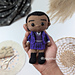 Bianca Wednesday Amigurumi pattern 