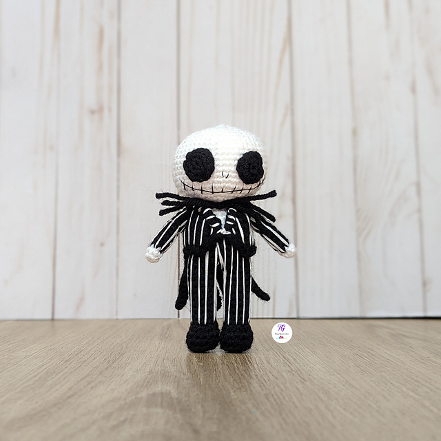 Ravelry Jack Skellington Amigurumi pattern by Ankita Palit