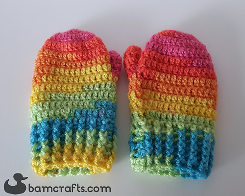 Claudia's Rainbow Mittens photo 1