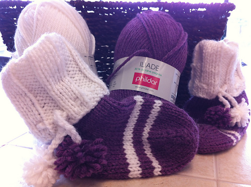 Chaussettes chouette pour fillette photo 1