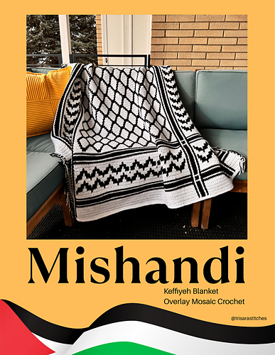 Mishandi Keffiyeh Blanket